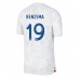 Cheap France Karim Benzema #19 Away Football Shirt World Cup 2022 Short Sleeve